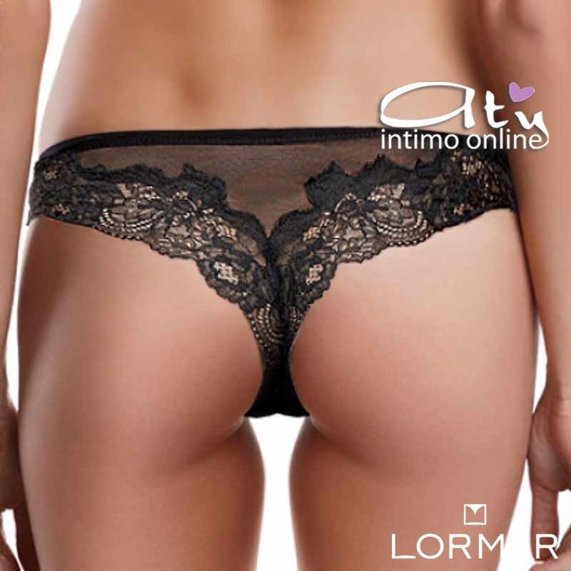 Brasiliana Saten Lormar tulle e pizzo frastaglio