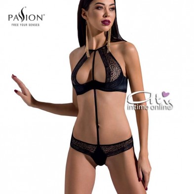 Reggiseno Pushup sexy con string + perizoma hot Passion Scarlet