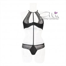 Reggiseno Pushup sexy con string + perizoma hot Passion Scarlet