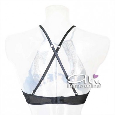 Reggiseno Pushup sexy con string + perizoma hot Passion Scarlet