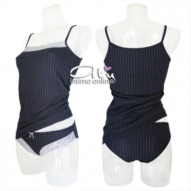 Jadea completo mirtillo 4126 top + mutandina