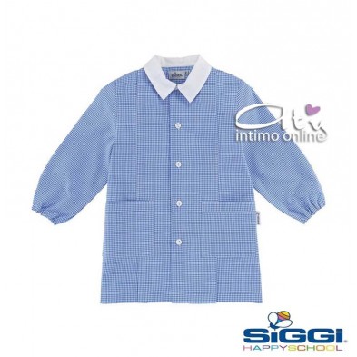 Grembiule bambino asilo scuola infanzia Siggi Unito e quadrettato