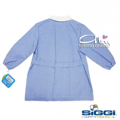 Grembiule bambino asilo scuola infanzia Siggi Unito e quadrettato