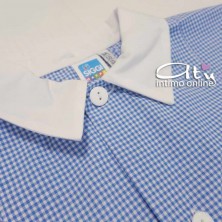 Grembiule bambino asilo scuola infanzia Siggi Unito e quadrettato