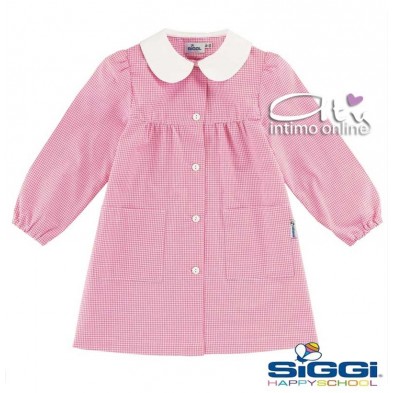 Grembiule bambina Asilo scuola infanzia Siggi Unito e quadrettato