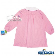 Grembiule bambina Asilo scuola infanzia Siggi Unito e quadrettato