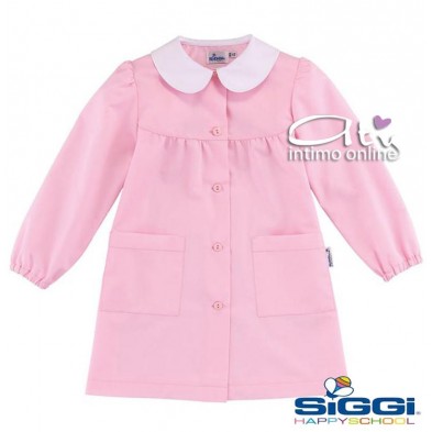 Grembiule bambina Asilo scuola infanzia Siggi Unito e quadrettato