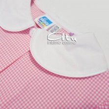 Grembiule bambina Asilo scuola infanzia Siggi Unito e quadrettato