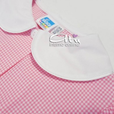 Grembiule bambina Asilo scuola infanzia Siggi Unito e quadrettato