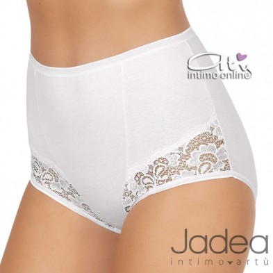 Jadea 06 Culotte maxi in cotone e pizzo - mutande donna