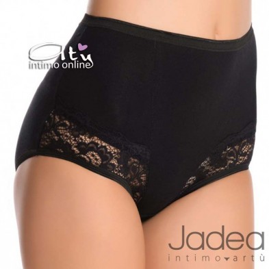 Jadea 06 Culotte maxi in cotone e pizzo - mutande donna
