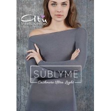 Maglia intima da donna manica lunga Sublyme scollo barca 1416 The luxury cashmere ultra light Experience