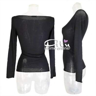 Maglia intima da donna manica lunga Sublyme scollo barca 1416 The luxury cashmere ultra light Experience