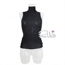 Lupetto donna collo costina senza maniche Sublyme 1422 The luxury cashmere ultra light