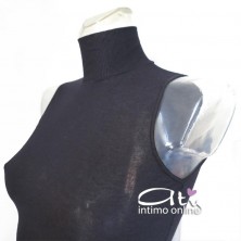 Lupetto donna collo costina senza maniche Sublyme 1422 The luxury cashmere ultra light