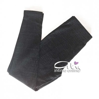 Leggings comfort Meritex tartan grigio 3809