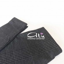 Leggings comfort Meritex tartan grigio 3809