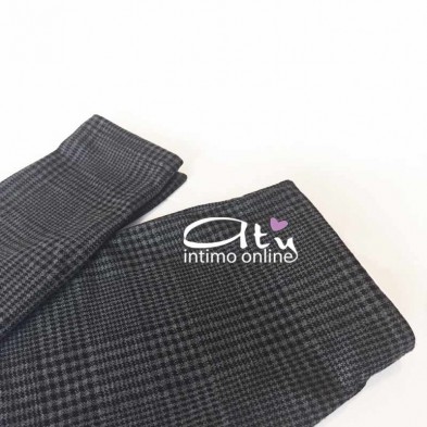 Leggings comfort Meritex tartan grigio 3809