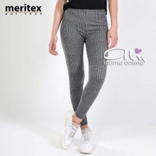 Leggings comfort Meritex tartan grigio 3809