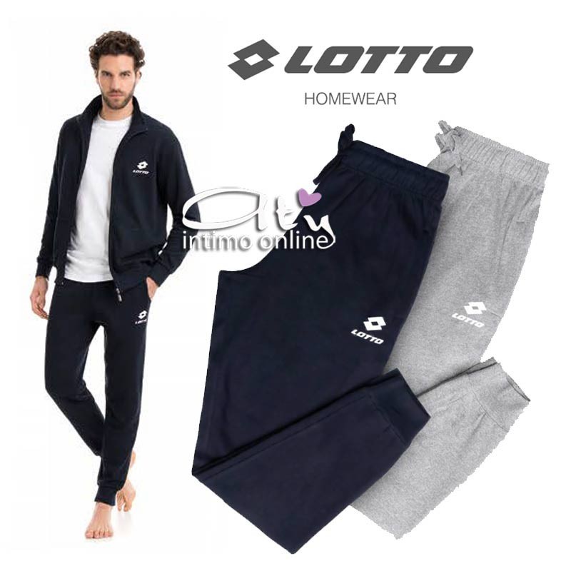 Pantalone felpa calda da casa Lotto LA1105 - pigiami uomo inverno