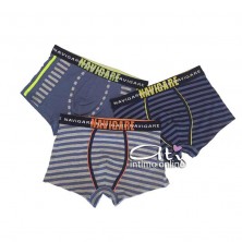 Navigare Boxer B2934Z Tris a righe con profili contrasto - mutanda uomo intimo