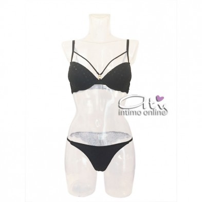 Completino con reggiseno Pushup pois Infiore Love Begins LOV1650 - intimo donna