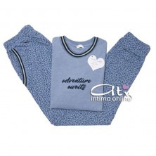 Coveri Pigiama invernale maculato Denim EP3099 - pigiami invernali