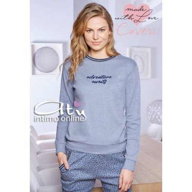 Coveri Pigiama invernale maculato Denim EP3099 - pigiami invernali