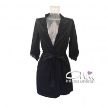 Kimono in raso da camera LivCorsetti Vilanata con perizoma hot - vestaglie da camera