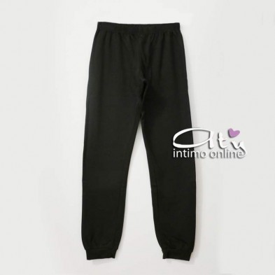 Dimensione Danza Pigiama da donna invernale DD20162 con taglio lancia e pizzo