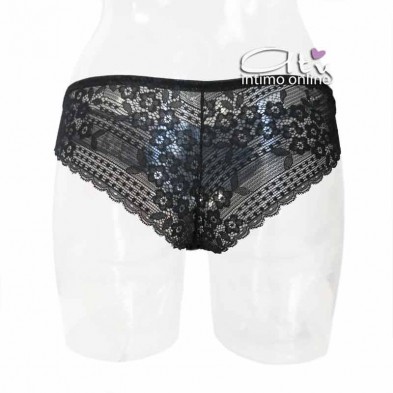 Completino top  scollo americano + brasiliana intimo donna  RossoPorpora Class CD836