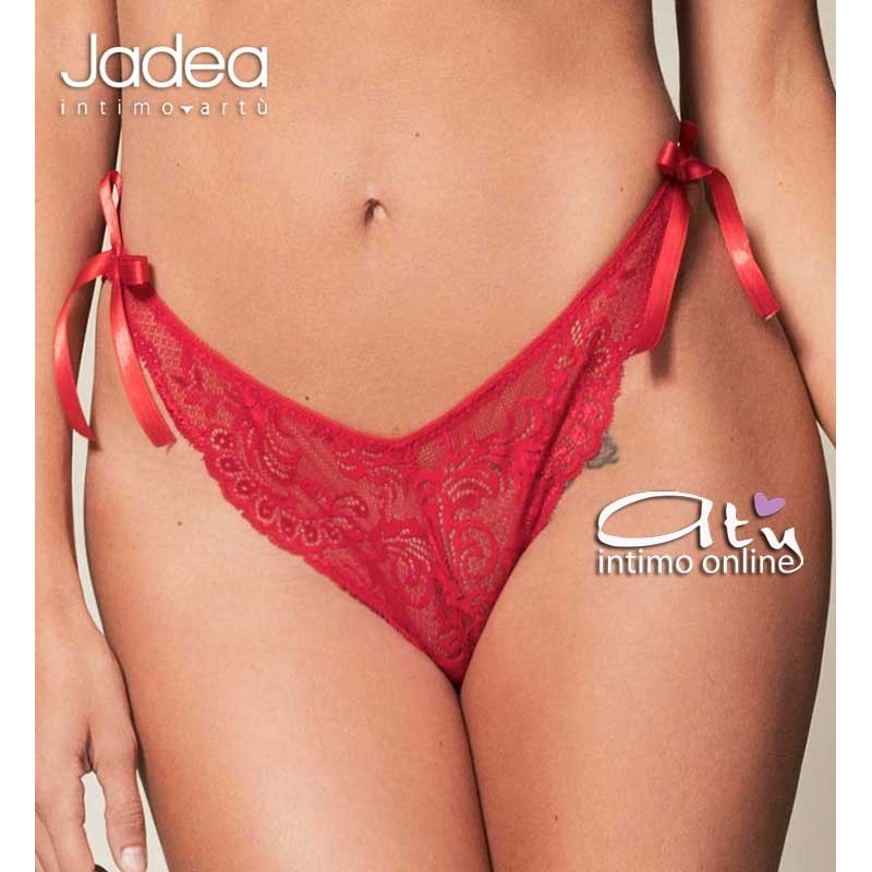Jadea Christmas slip brasiliana 6079 - intimo rosso donna