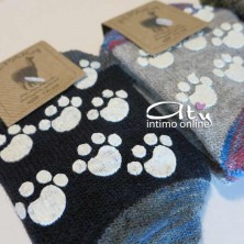 Tris Calze antiscivolo invernale per bimbi Alpaka Susan