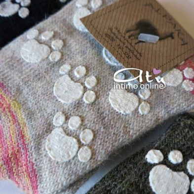 Tris Calze antiscivolo invernale per bimbi Alpaka Susan