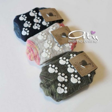 Calze antiscivolo invernale per bimbi Alpaka Susan - ASSORTIMENTO 2