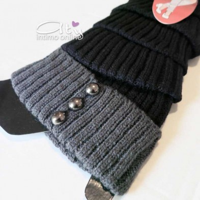 Scaldamuscoli con bottoni borchia Alan Socks