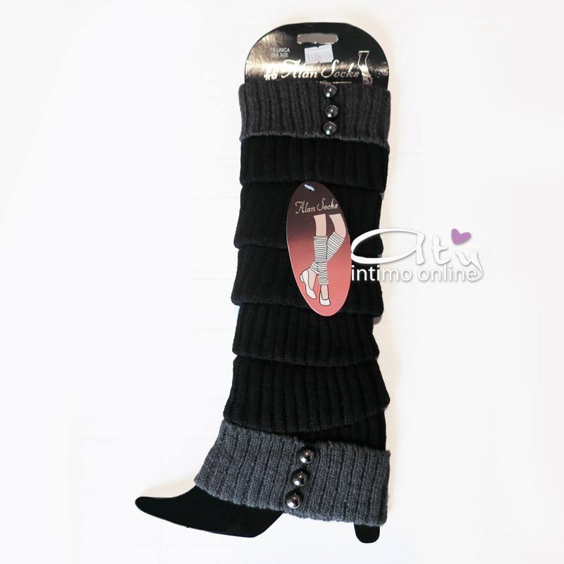 Scaldamuscoli con bottoni borchia Alan Socks