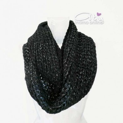 Scaldacollo in lana di viscosa diversi colori sciarpa donna