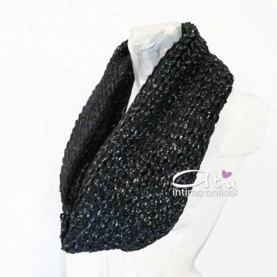 Scaldacollo in lana di viscosa diversi colori sciarpa donna