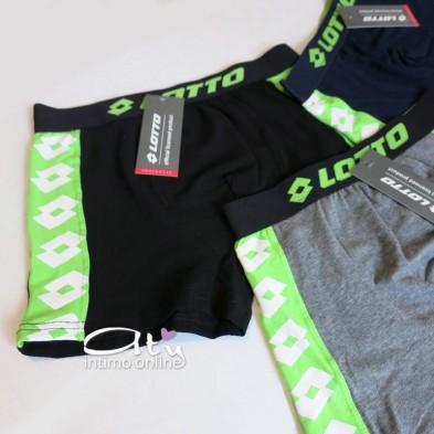 Tris Boxer uomo Lotto Sport  LB1256_A pack verde - mutande intimo