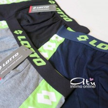 Tris Boxer uomo Lotto Sport  LB1256_A pack verde - mutande intimo