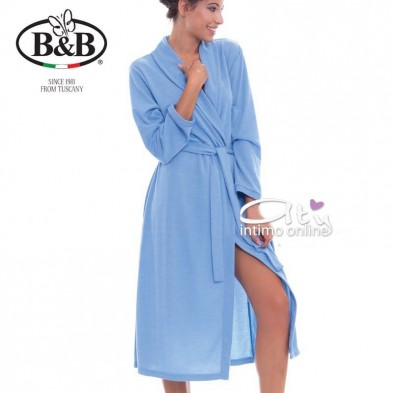 Vestaglia da camera donna a manica lunga made in Italy Estonia B&B