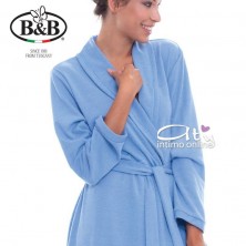 Vestaglia da camera donna a manica lunga made in Italy Estonia B&B