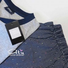 Pigiama estivo Coveri pigiameria uomo EP8130 elegant line homewear Sport