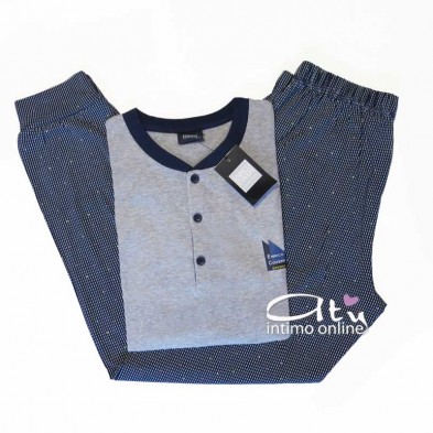 Pigiama estivo Coveri pigiameria uomo EP8130 elegant line homewear Sport