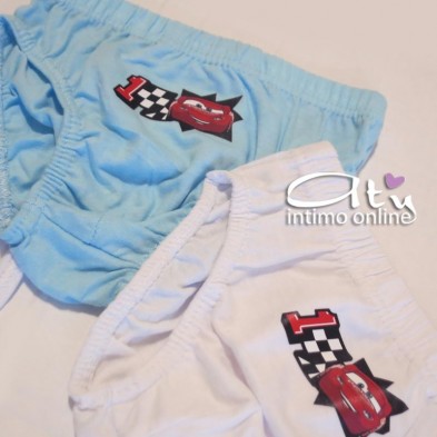Slip bambino Cars Pixar disney Tris. 3 Pz.