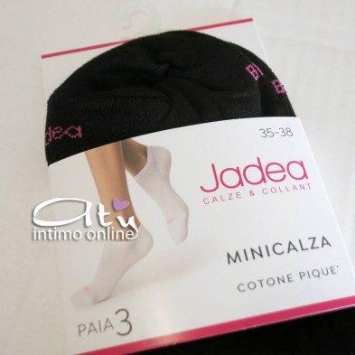 Jadea Tris Mini calzino Piqué - fantasmini donna
