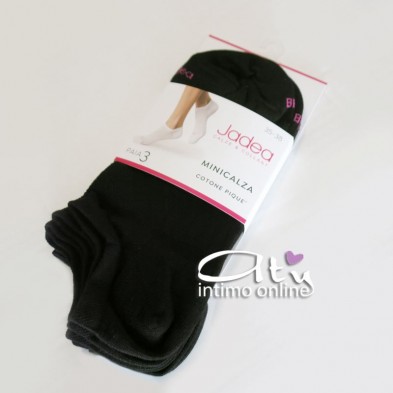 Jadea Tris Mini calzino Piqué - fantasmini donna