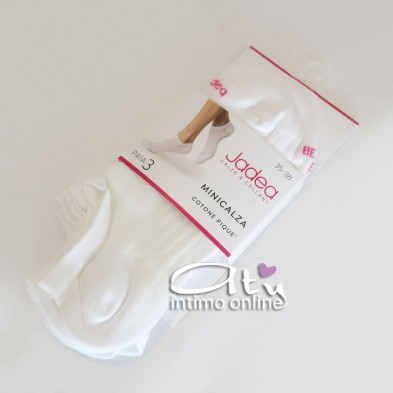 Jadea Tris Mini calzino Piqué - fantasmini donna