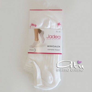 Jadea Tris Mini calzino Piqué - fantasmini donna